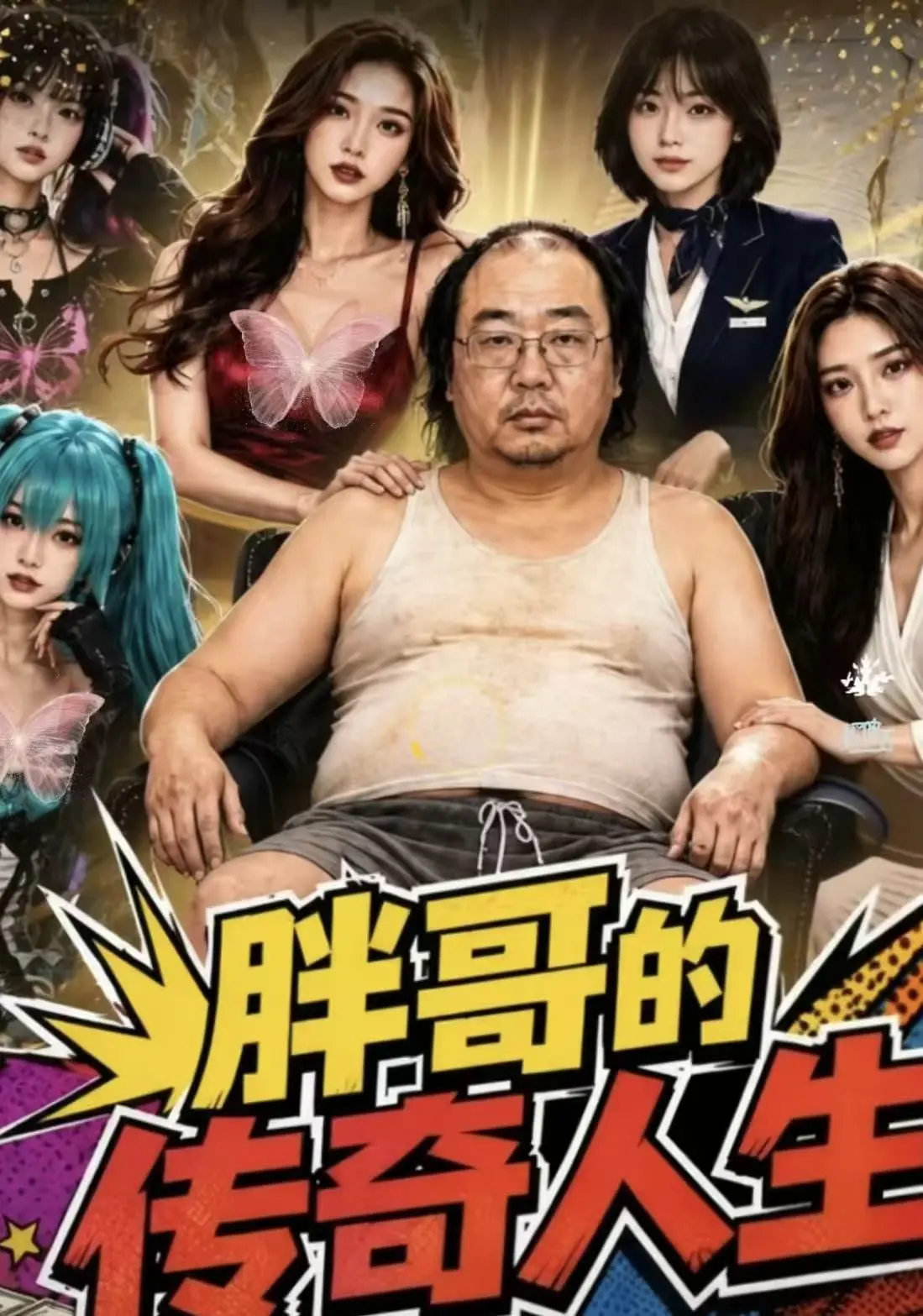 黄果魔改ai短剧《胖哥的传奇人生》全集无广告免费在线观看-胖哥的传奇人生夸克迅雷百度云网盘全集直达-200斤胖子逆袭太解气